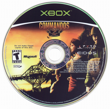 
Commandos 2: Men of Courage | Xbox | physical media | Region: North America | source-country=United States | Data by MobyGames.com