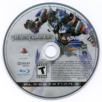 
Transformers: Revenge of the Fallen | PlayStation 3 | physical media | Data by MobyGames.com