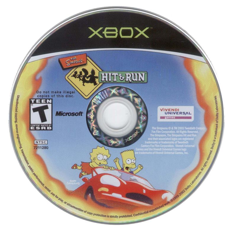 The Simpsons: Hit & Run | Xbox | physical media | region=North America | source-country=Canada,United States | zypher-v2 | moby-74adaede0442 | Data by MobyGames.com