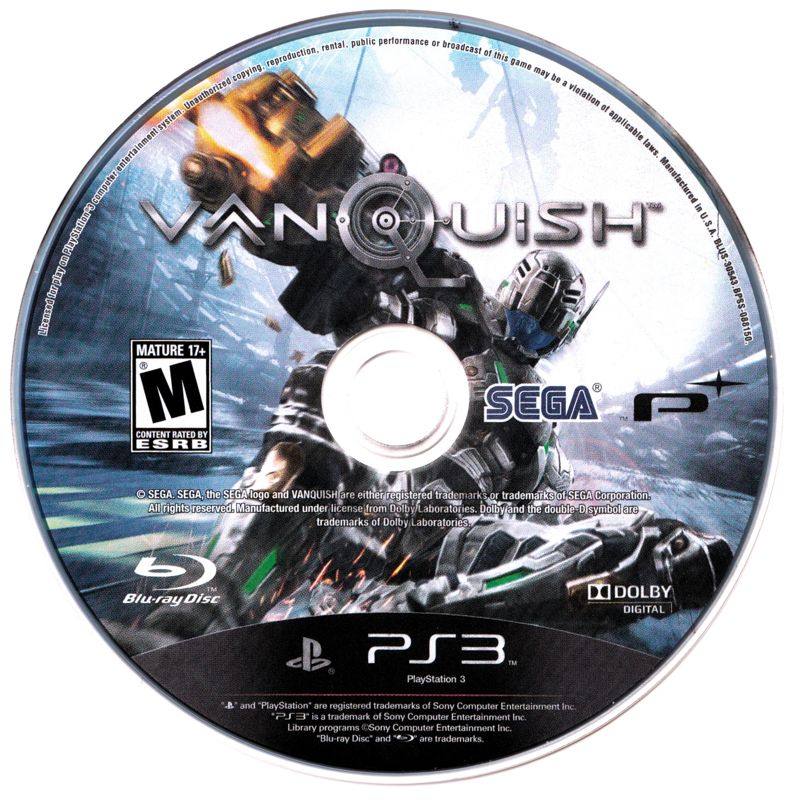 Vanquish | PlayStation 3 | physical media | region=North America | source-country=United States | zypher-v2 | moby-29c7189ea004 | Data by MobyGames.com