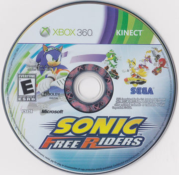 
Sonic Free Riders | Xbox 360 | physical media | Region: North America | source-country=United States | Data by MobyGames.com