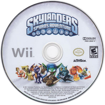 Skylanders: Spyro's Adventure | Wii | physical media | region=North America | source-country=United States | zypher-v2 | moby-65efa6dd78d8 | Data by MobyGames.com