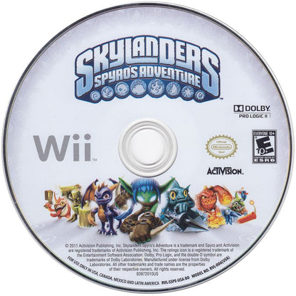 Skylanders: Spyro's Adventure | Wii | physical media | region=North America | source-country=United States | zypher-v2 | moby-65efa6dd78d8 | Data by MobyGames.com
