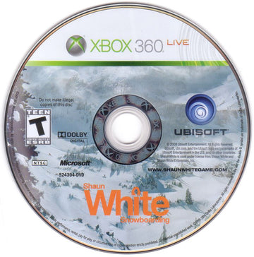 Shaun White Snowboarding | Xbox 360 | physical media | region=North America | source-country=United States | zypher-v2 | moby-5f2cd40043e9 | Data by MobyGames.com