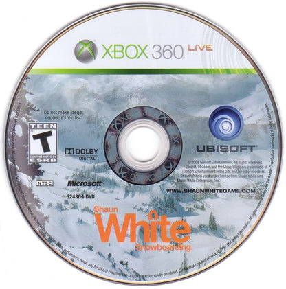 Shaun White Snowboarding | Xbox 360 | physical media | region=North America | source-country=United States | zypher-v2 | moby-5f2cd40043e9 | Data by MobyGames.com