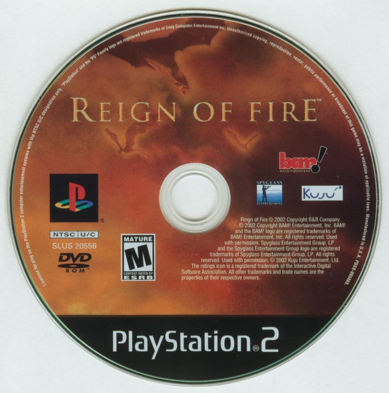 
Reign of Fire | PlayStation 2 | physical media | Region: North America | source-country=Canada,United States | Data by MobyGames.com