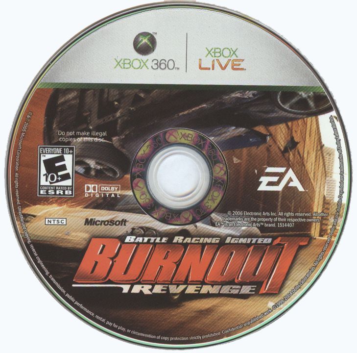 
Burnout: Revenge | Xbox 360 | physical media | Region: North America | source-country=United States | Data by MobyGames.com
