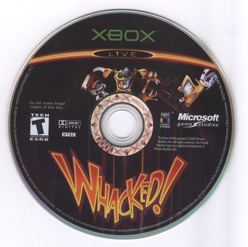 Whacked! | Xbox | physical media | Region: North America | source-country=United States | Data by MobyGames.com