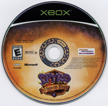 Spyro: A Hero's Tail | Xbox | physical media | region=North America | source-country=United States | zypher-v2 | moby-cc0e03320aa9 | Data by MobyGames.com