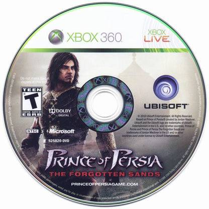 Prince of Persia: The Forgotten Sands | Xbox 360 | physical media | region=North America | source-country=United States | zypher-v2 | moby-37cd18f2df5e | Data by MobyGames.com