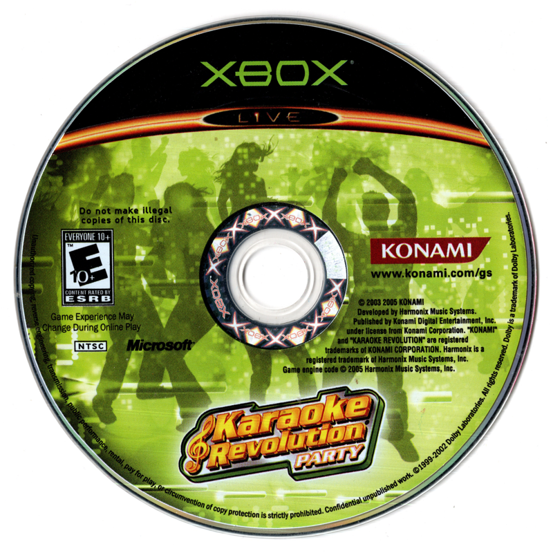 Karaoke Revolution: Party | Xbox | physical media | region=North America | source-country=United States | zypher-v2 | moby-9d72bb3a8f20 | Data by MobyGames.com