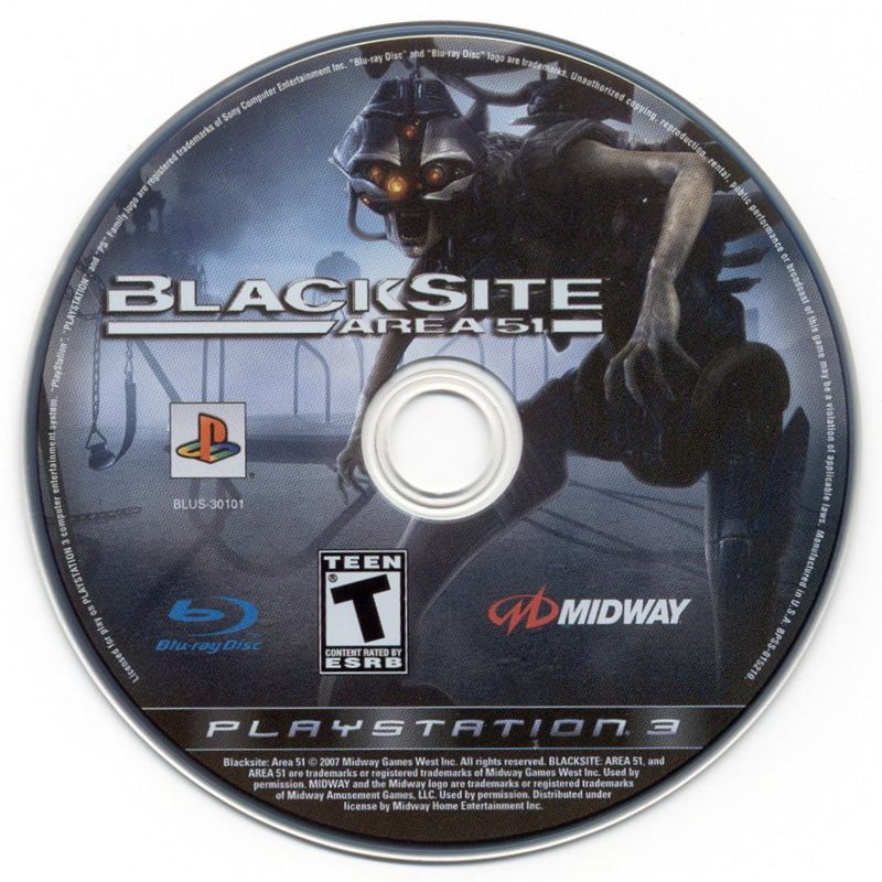 
BlackSite: Area 51 | PlayStation 3 | physical media | Region: North America | source-country=Canada,Mexico,United States | Data by MobyGames.com