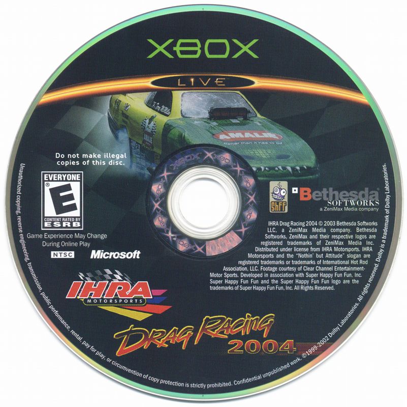 IHRA Drag Racing 2004 | Xbox | physical media | region=North America | source-country=United States | zypher-v2 | moby-a8d3a3445697 | Data by MobyGames.com