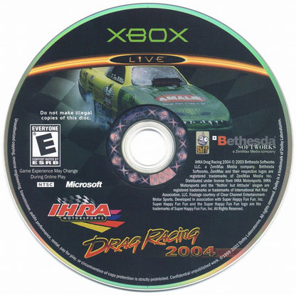 IHRA Drag Racing 2004 | Xbox | physical media | region=North America | source-country=United States | zypher-v2 | moby-a8d3a3445697 | Data by MobyGames.com