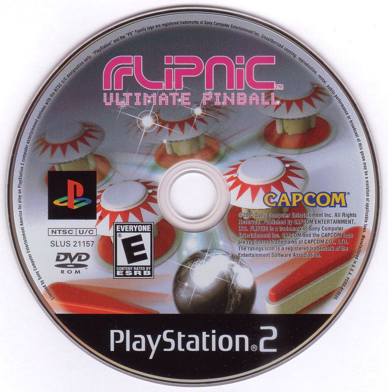 
Flipnic: Ultimate Pinball | PlayStation 2 | physical media | Region: North America | source-country=United States | Data by MobyGames.com