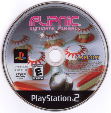 
Flipnic: Ultimate Pinball | PlayStation 2 | physical media | Region: North America | source-country=United States | Data by MobyGames.com