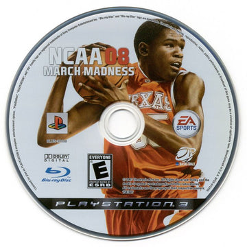 
NCAA March Madness 08 | PlayStation 3 | physical media | Data by MobyGames.com