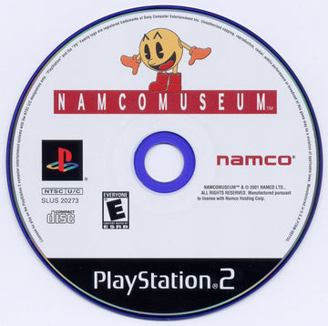 Namco Museum | PlayStation 2 | physical media | region=North America | source-country=United States | zypher-v2 | moby-5fedcaae1f08 | Data by MobyGames.com