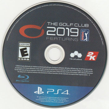 
The Golf Club 2019 featuring PGA Tour | PlayStation 4 | game disc 1 of 1 | Data by MobyGames.com