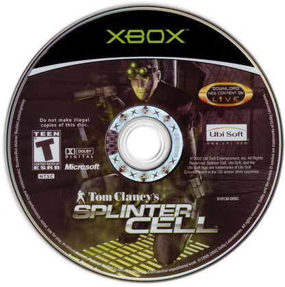 Tom Clancy's Splinter Cell | Xbox | physical media | region=North America | source-country=Canada,United States | zypher-v2 | moby-7201ff4245b7 | Data by MobyGames.com