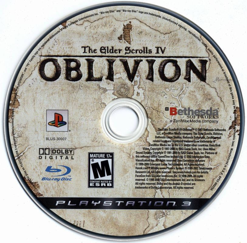 The Elder Scrolls IV: Oblivion | PlayStation 3 | physical media | region=North America | source-country=United States | zypher-v2 | moby-c05ed517f41e | Data by MobyGames.com