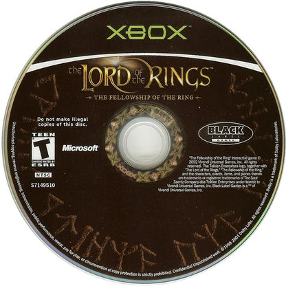 The Lord of the Rings: The Fellowship of the Ring | Xbox | physical media | region=North America | source-country=United States | zypher-v2 | moby-903e4bd614c7 | Data by MobyGames.com