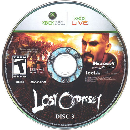 
Lost Odyssey | Xbox 360 | game disc 3 of 4 | Region: North America | source-country=United States | Data by MobyGames.com