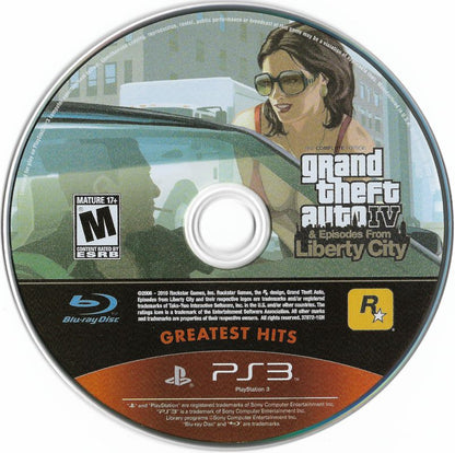 
Grand Theft Auto IV & Episodes from Liberty City | PlayStation 3 | physical media | Data by MobyGames.com