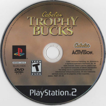 
Cabela's Trophy Bucks | PlayStation 2 | physical media | Region: North America | source-country=United States | Data by MobyGames.com