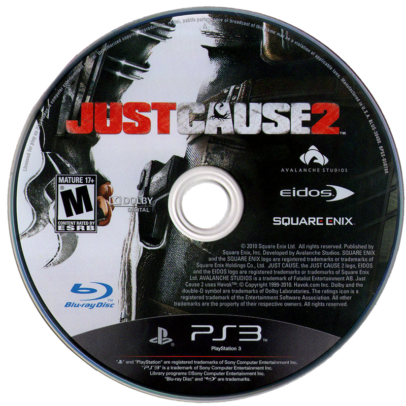 Just Cause 2 | PlayStation 3 | physical media | Region: North America | source-country=United States | Data by MobyGames.com