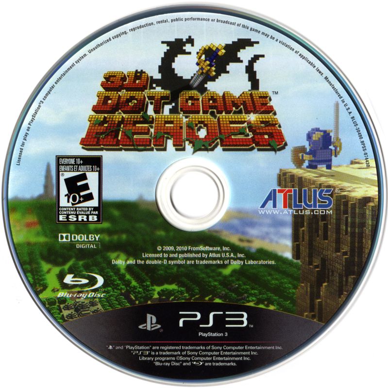 
3D Dot Game Heroes | PlayStation 3 | physical media | Region: North America | source-country=United States | Data by MobyGames.com