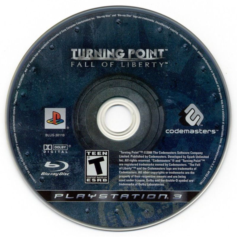 
Turning Point: Fall of Liberty | PlayStation 3 | physical media | Data by MobyGames.com