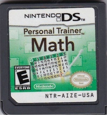 
Personal Trainer: Math | Nintendo DS | game disc 1 of 1 | Data by MobyGames.com