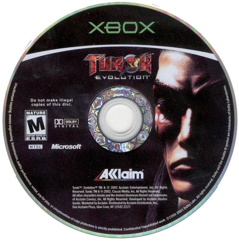 
Turok: Evolution | Xbox | physical media | Region: North America | source-country=Canada,United States | Data by MobyGames.com