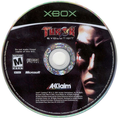 
Turok: Evolution | Xbox | physical media | Region: North America | source-country=Canada,United States | Data by MobyGames.com