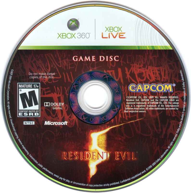 Resident Evil 5 | Xbox 360 | physical media | region=North America | source-country=United States | zypher-v2 | moby-7161b2c14ad1 | Data by MobyGames.com