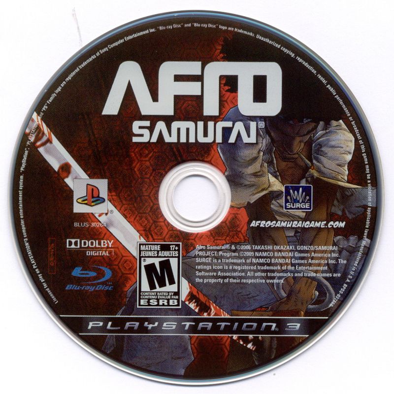 Afro Samurai | PlayStation 3 | physical media | Data by MobyGames.com