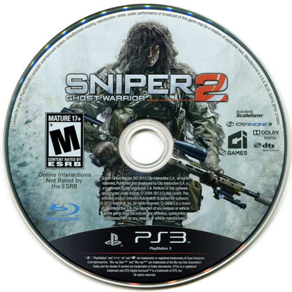 Sniper: Ghost Warrior 2 | PlayStation 3 | physical media | region=North America | source-country=United States | zypher-v2 | moby-060e43578625 | Data by MobyGames.com