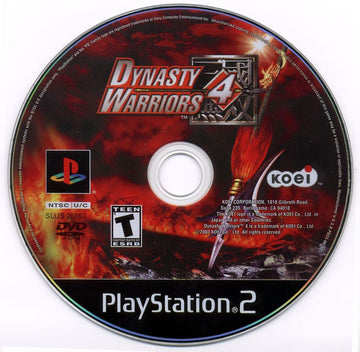 
Dynasty Warriors 4 | PlayStation 2 | physical media | Data by MobyGames.com