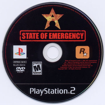 
State of Emergency | PlayStation 2 | physical media | Data by MobyGames.com