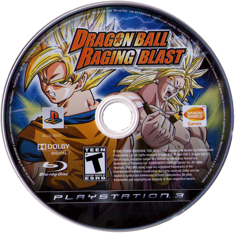 
Dragon Ball: Raging Blast | PlayStation 3 | physical media | Region: North America | source-country=United States | Data by MobyGames.com