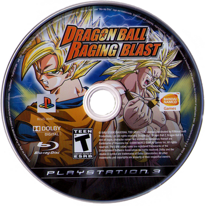 
Dragon Ball: Raging Blast | PlayStation 3 | physical media | Region: North America | source-country=United States | Data by MobyGames.com