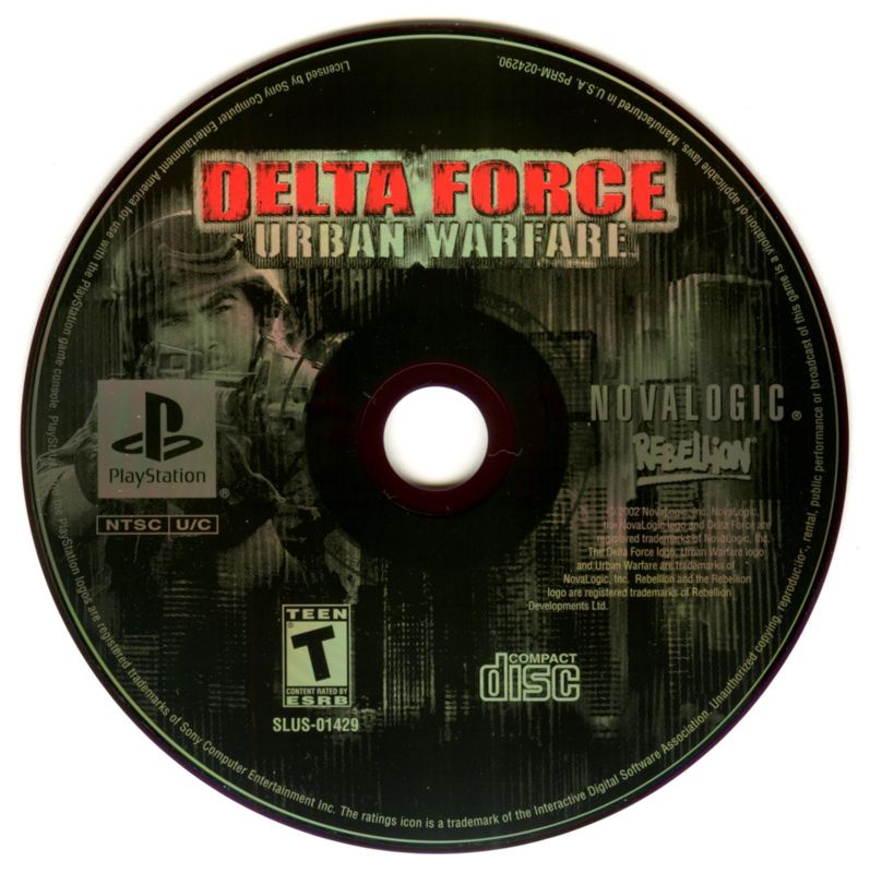 Delta Force: Urban Warfare | PlayStation | physical media | Region: North America | source-country=Canada,United States | Data by MobyGames.com