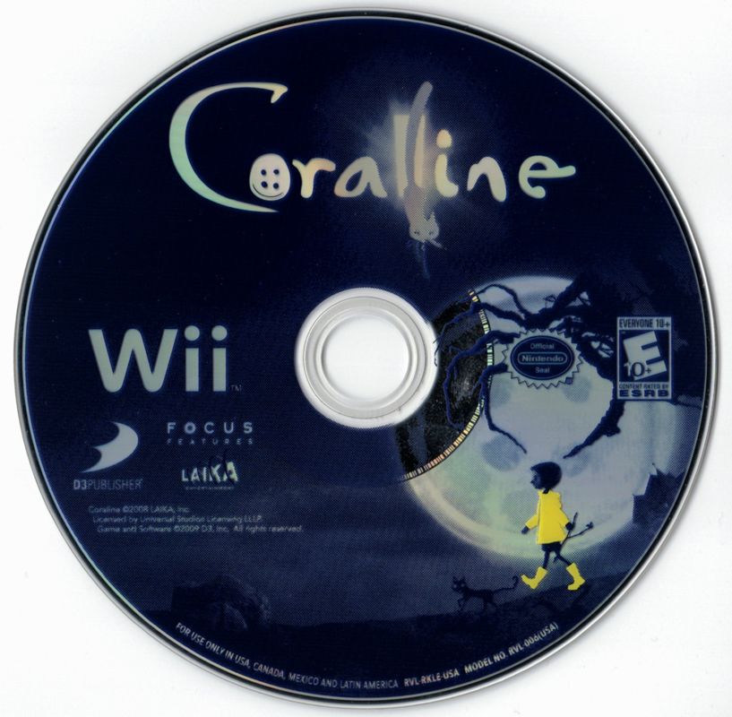 
Coraline | Wii | physical media | Data by MobyGames.com