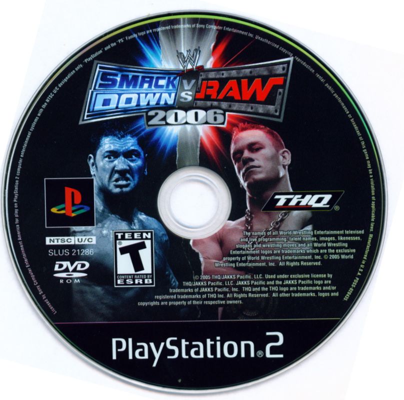 WWE Smackdown vs. Raw 2006 | PlayStation 2 | physical media | region=North America | source-country=United States | zypher-v2 | moby-3b1cc6c2c4f9 | Data by MobyGames.com