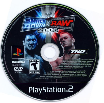 WWE Smackdown vs. Raw 2006 | PlayStation 2 | physical media | region=North America | source-country=United States | zypher-v2 | moby-3b1cc6c2c4f9 | Data by MobyGames.com