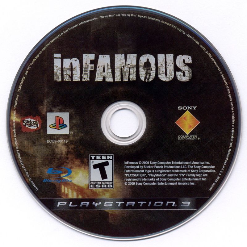
inFAMOUS | PlayStation 3 | physical media | Region: North America | source-country=United States | Data by MobyGames.com