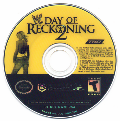 WWE Day of Reckoning 2 | GameCube | physical media | region=North America | source-country=United States | zypher-v2 | moby-47b525e6b51a | Data by MobyGames.com