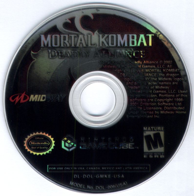 Mortal Kombat: Deadly Alliance | GameCube | physical media | region=North America | source-country=Canada,Mexico,Other,United States | zypher-v2 | moby-7728000bdfdf | Data by MobyGames.com