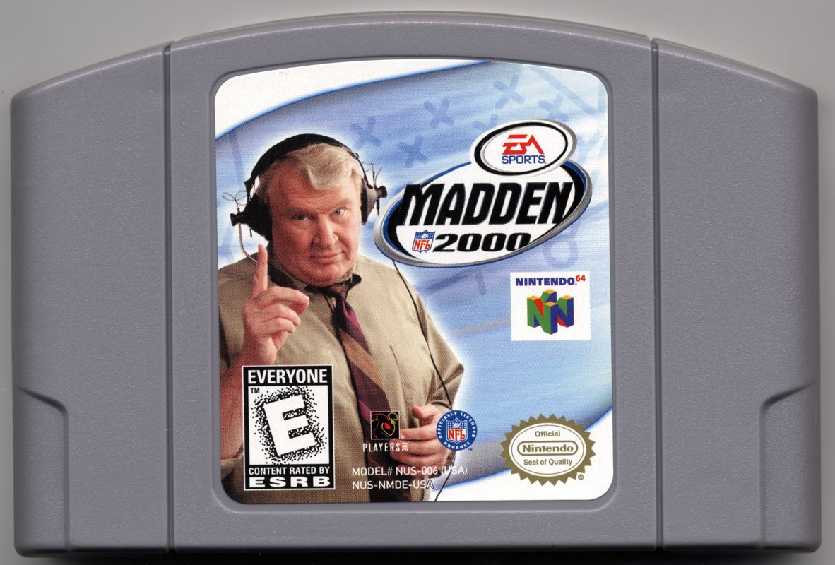 Madden NFL 2000 | Nintendo 64 | physical media | region=North America | source-country=United States | zypher-v2 | moby-d3a3e88eb449 | Data by MobyGames.com